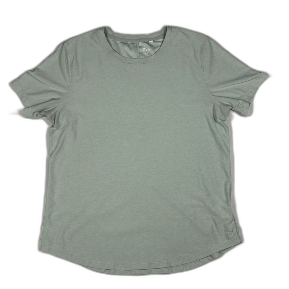 DSG Dick's Sporting Goods Activewear Tee Shirt Sage Mint Green Medium Flaw AS-IS